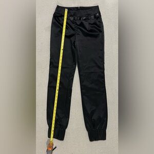 KENSHA RAIKOVA // Satin Dress Pants. SZ: XS. Black.